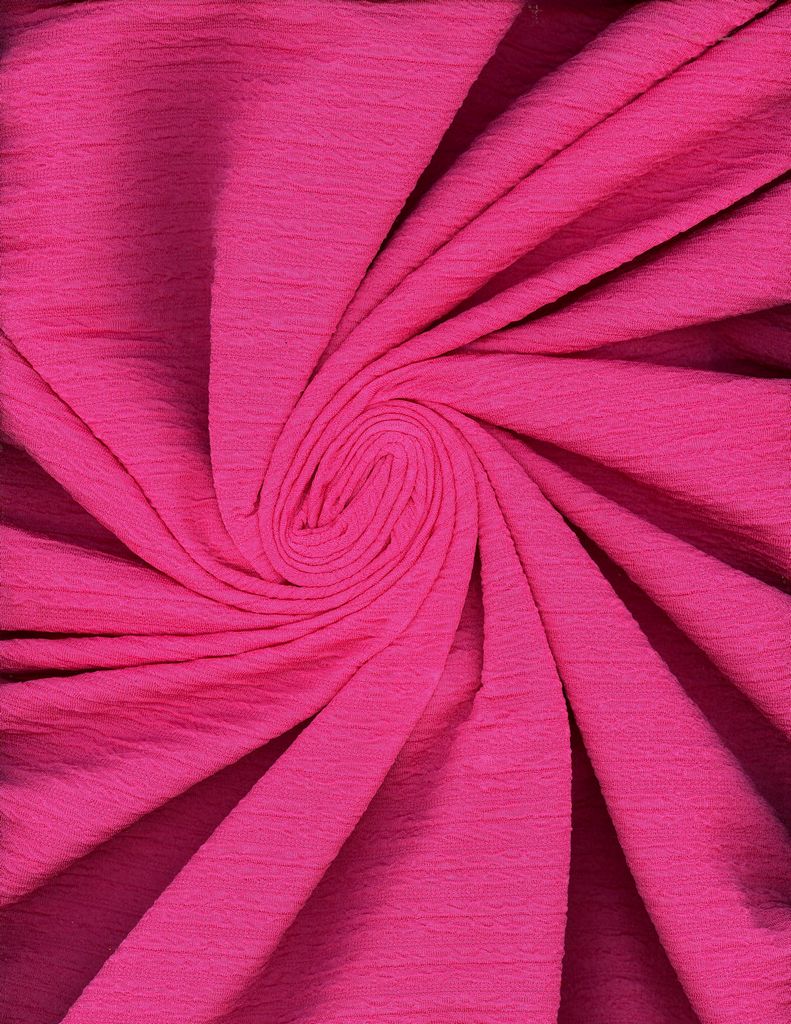 NOV-1023 FUCHSIA CRINKLED PLEAT SOLIDS