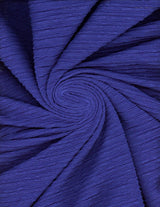 NOV-1023 BLUE ROYAL CRINKLED PLEAT SOLIDS