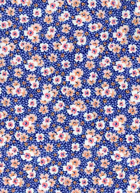 NFF210210-009 BLUE BLUE DTY BRUSHED PRINTS FLORAL ITEMS