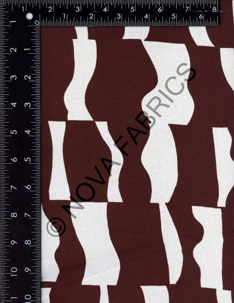 NFG221101-071 C3/BROWN AIRFLOW CEY GEOMETRIC PRINTS