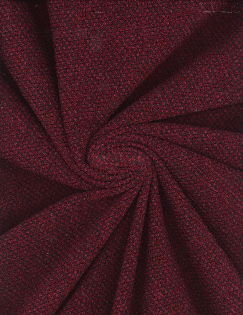 NOV-4451 WINE JACQUARD KNIT SOLIDS