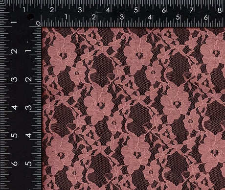 NOV-LAC73 MAUVE ROSE LACE