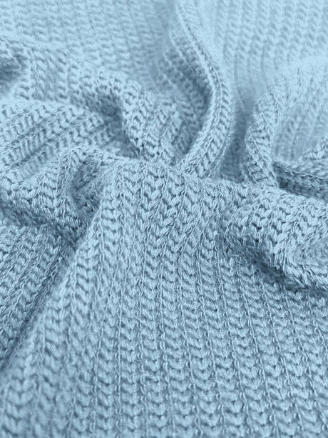 NOV-1043 BLUE WINTER RIBBED KNIT