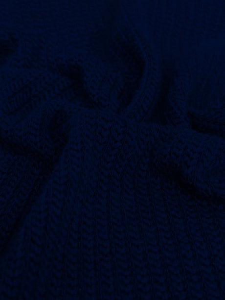 NOV-1043 NAVY ECLIPSE RIBBED KNIT