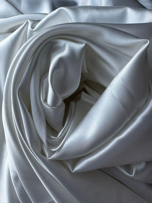 SILKY SATIN-250 IVORY 60/61" SATIN CHIFFON