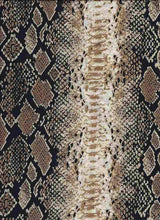 Fabric Wholesale Depot SNAKE SKIN PRINT POLYESTER SATIN CHIFFON [NFA190139-035].