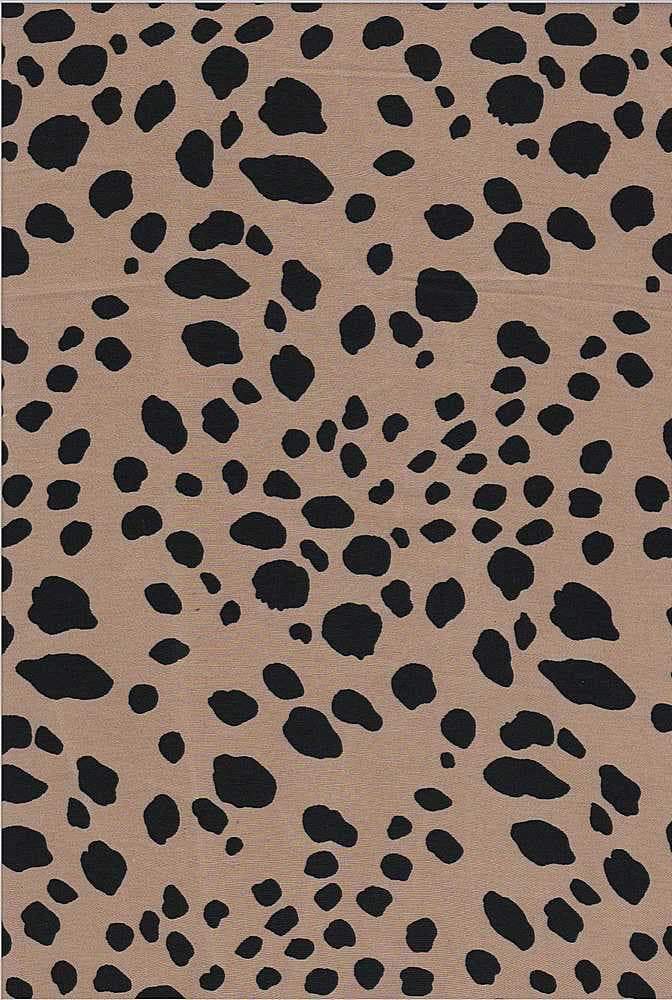 Fabric Wholesale Depot CHEETAH PRINT ON POLYESTER SATIN CHIFFON [NFA190630-035].