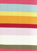 Fabric Wholesale Depot MULTICOLOR STRIPE PRINTED ON POLYESTER RAYON SPANDEX WAFFLE NFS190712-038.