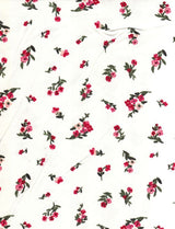 Fabric Wholesale Depot SUPER SOFT POLYESTER SPANDEX DBP / DTY BRUSHED FLORAL [NFF181207-009].