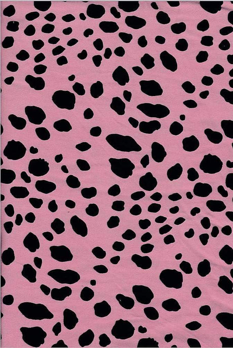 Fabric Wholesale Depot SUPER SOFT POLYESTER SPANDEX DBP / DTY BRUSHED CHEETAH [NFA190630-009].