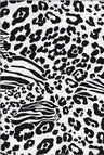 NFA190846-009 IVORY/BLACK ANIMAL PRINTS BLACK DTY BRUSHED ITEMS IVORY