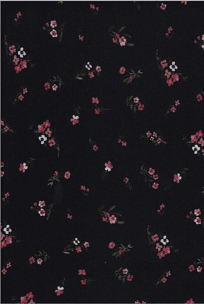 NFF181207-034 BLACK FLORAL PRINTS BLACK ITEMS