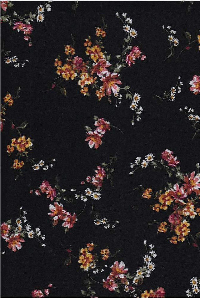 NFF181037-034 BLACK FLORAL PRINTS BLACK