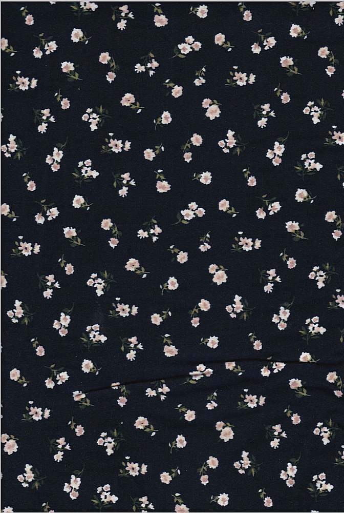 SUPER SOFT POLYESTER SPANDEX DBP / DTY BRUSHED DITSY FLORAL [NFF181209-009].