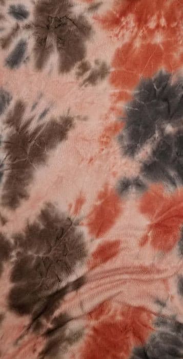 TDCB0094 PEACH/RUST/BROW REAL TIEDYE ITEMS