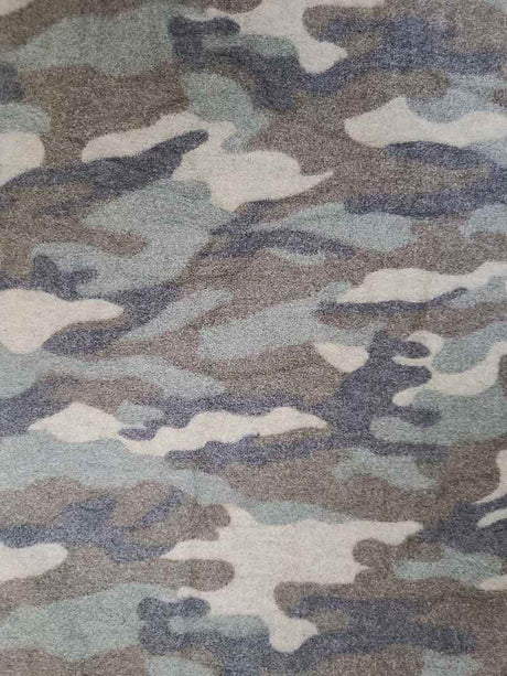 Fabric Wholesale Depot CAMOUFLAGE ARMY PRINTED ON CASHMERE NF00033-039.