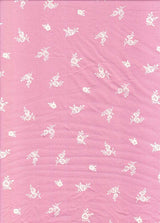 Fabric Wholesale Depot SUPER SOFT POLYESTER SPANDEX DBP / DTY BRUSHED SMALL FLORAL [NFF200603-009].