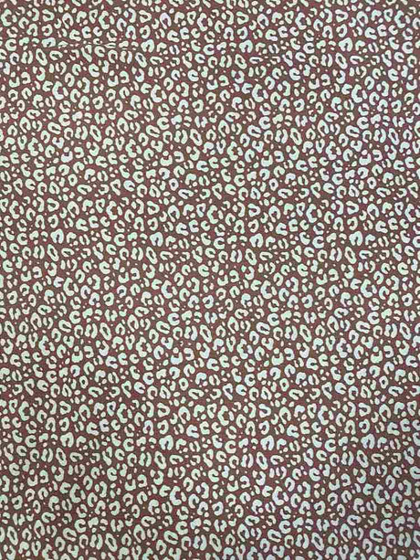 Fabric Wholesale Depot SUPER SOFT POLYESTER SPANDEX DBP / DTY BRUSHED MINI LEOPARD NFA191106B-009.