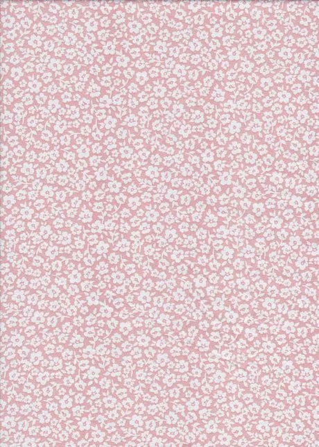 NFF190611B-009 BLUSH/WHITE DTY BRUSHED PRINTS FLORAL