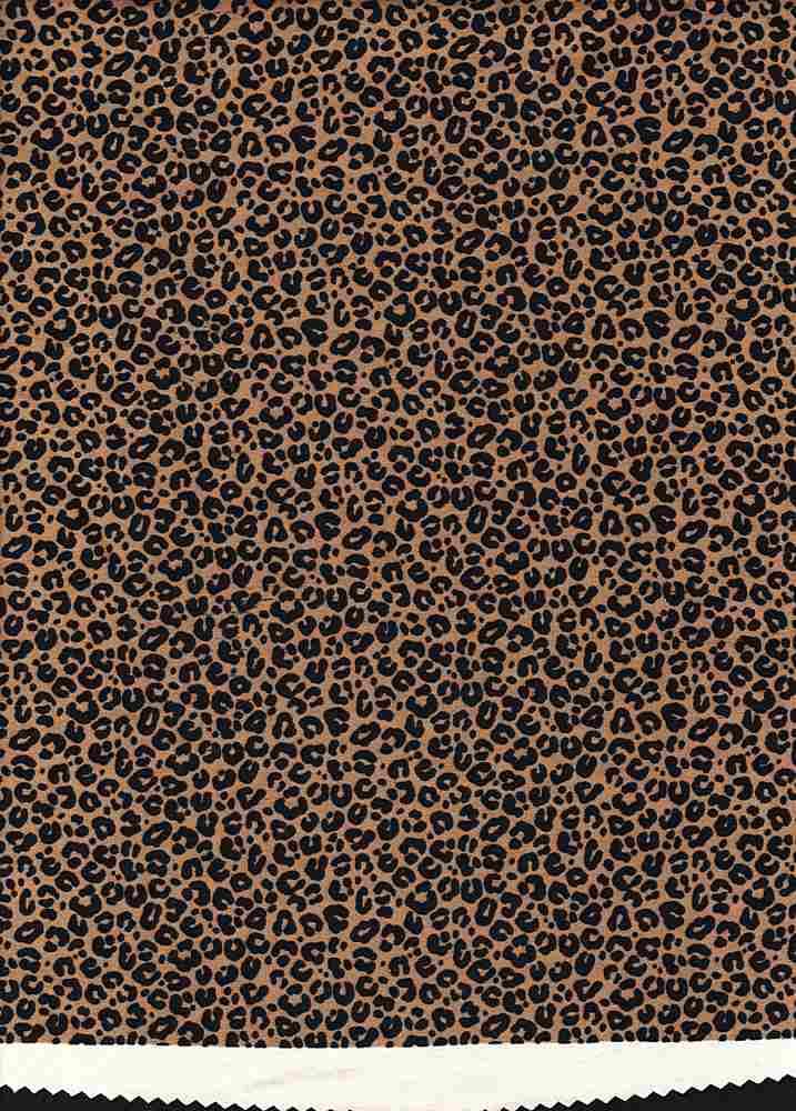 Fabric Wholesale Depot SUPER SOFT POLYESTER SPANDEX DBP / DTY BRUSHED MINI LEOPARD NFA191106B-009.