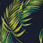 NFT190839-009 NAVY/GREEN BLUE DTY BRUSHED PRINTS GREEN ITEMS TROPICAL