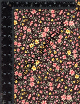 NFF201102-009 C5/BLACK DTY BRUSHED PRINTS FLORAL