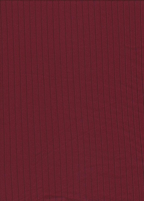 N TEX-9713PS BURGUNDY RIBBED KNIT