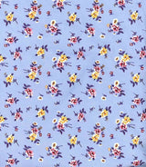 NFF210105A-009 PERIWINKLE DTY BRUSHED PRINTS FLORAL ITEMS