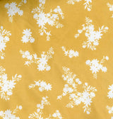 NFF190807-009 YELLOW DTY BRUSHED PRINTS FLORAL ITEMS YELLOW