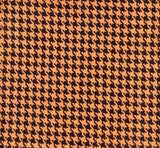 NFG210310-009 RUST/BLACK BLACK DTY BRUSHED PRINTS HOUNDSTOOTH ITEMS ORANGE