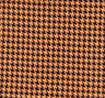 NFG210310-009 RUST/BLACK BLACK DTY BRUSHED PRINTS HOUNDSTOOTH ITEMS ORANGE