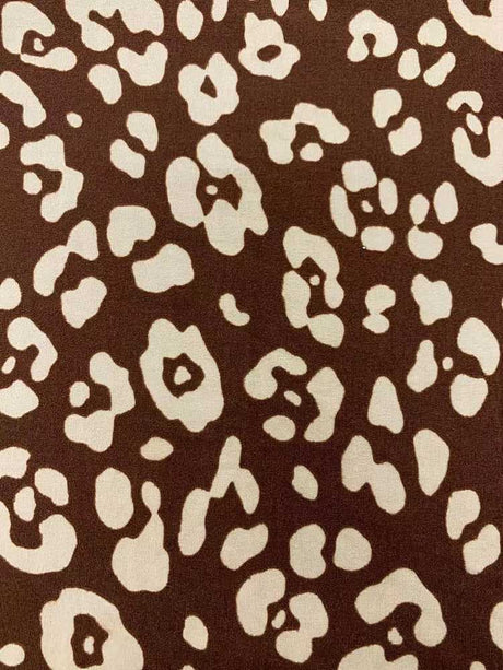 NFA210304-009 BROWN/TAUPE ANIMAL PRINTS BEIGE BROWN DTY BRUSHED ITEMS