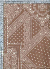 NFF210119B-009 TAUPE/OFFWHT BEIGE DTY BRUSHED PRINTS FLORAL ITEMS