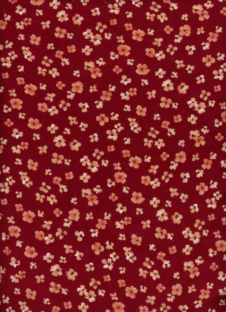 NFF210328B-022 BURGUNDY FLORAL PRINTS ITEMS