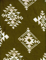 NFE210317B-022 OLIVE ETHNIC PRINTS ITEMS