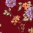 NFF181028-009 WINE/LAVENDER DTY BRUSHED PRINTS FLORAL ITEMS PURPLE RED