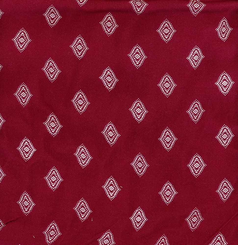 NFE201003B-011 BURGUNDY ETHNIC PRINTS