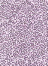 NFF190611B-009 DUSTY LILAC/WHT DTY BRUSHED PRINTS FLORAL ITEMS PURPLE