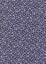 NFF190611B-009 NAVY/WHT BLUE DTY BRUSHED PRINTS FLORAL ITEMS
