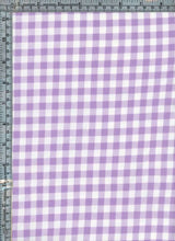 Fabric Wholesale Depot GINGHAM PLAID PRINTED IN 2X2 YUMMY RIB NFP210121-058.