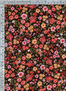 NFF201105-011 BLACK FLORAL PRINTS RAYON CHALLIS