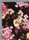 NFF220518B-009 BLACK DTY BRUSHED PRINTS FLORAL