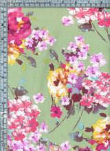 NFF220518B-009 PISTACHIO DTY BRUSHED PRINTS FLORAL