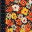 NFF230109-009 C3/RUST/CHARCOA DTY BRUSHED PRINTS FLORAL