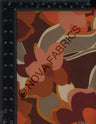 NFF230119-009 C2/BROWN/RUST DTY BRUSHED PRINTS FLORAL