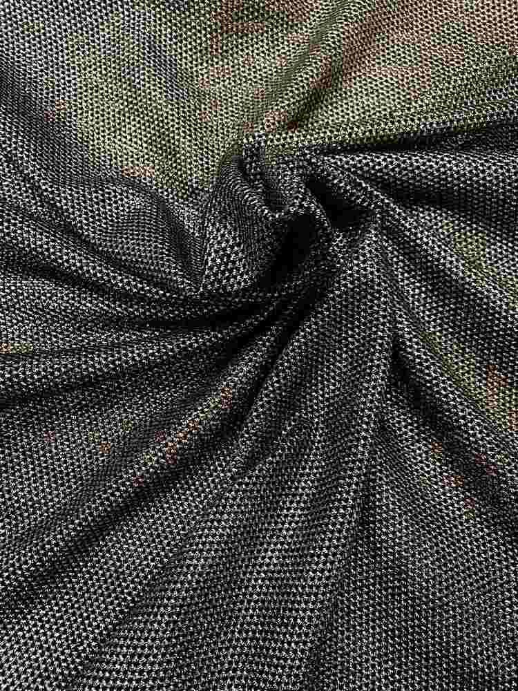 N NOV-6061 BLACK/SILVER FOIL FABRICS BLACK ITEMS