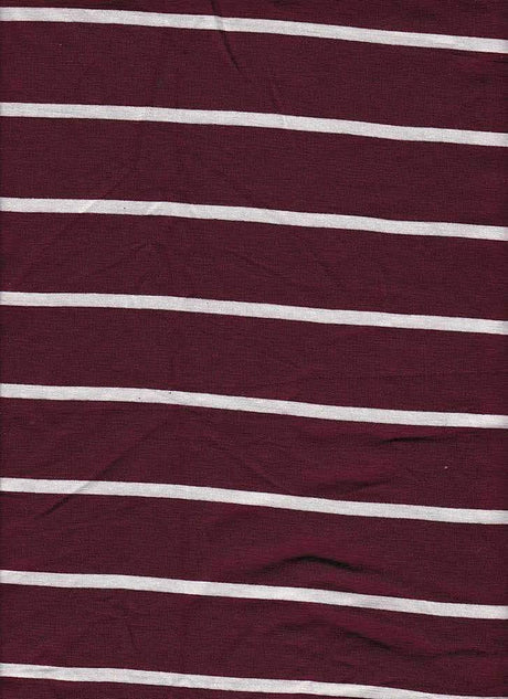 Fabric Wholesale Depot 1" X 1/8" STRIPE YARN DYE RAYON SPANDEX NOV-STP9557.